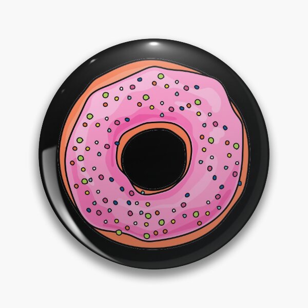Artikelvorschau, Rosa Glasurglasur streuen Donut entworfen und verkauft von EKKNORA.