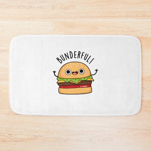 Item preview, Bunderful Funny Burger Bun Puns  designed and sold by punnybone.