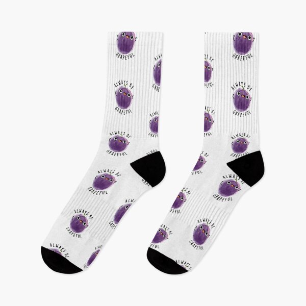 Item preview, Always Be Grapeful Funny Grape Puns  designed and sold by punnybone.