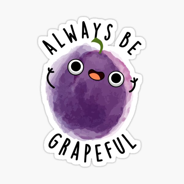 Artikel-Vorschau von Seien Sie immer Grapeful. Lustige Trauben-Wortspiele, designt und verkauft von punnybone.