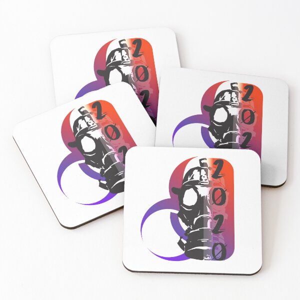 Masked 2020 #1 Coasters (Set of 4)