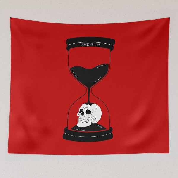 Item preview, Time Is Up Hourglass designed and sold by WeirdGhostShop.