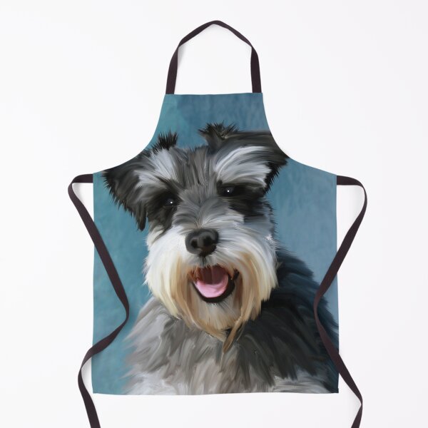 Item preview, Miniature Schnauzer Dog Water Color Art Painting designed and sold by aashiarsh.