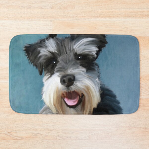 Item preview, Miniature Schnauzer Dog Water Color Art Painting designed and sold by aashiarsh.