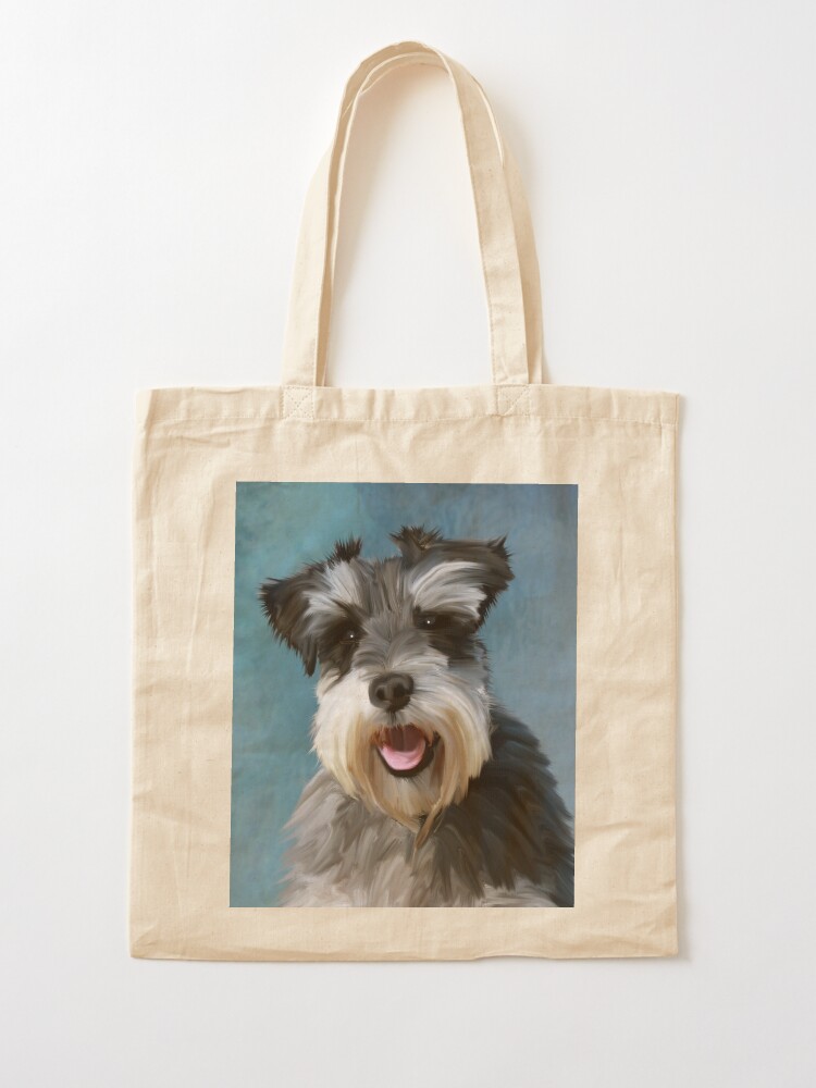 schnauzer tote bag