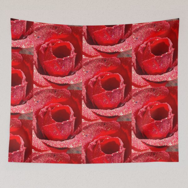 Item preview, Flower Rose Red Artificial  designed and sold by Kaushal Pal.