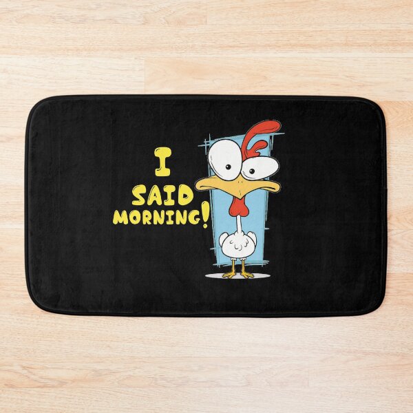Item preview, I said morning funny rooster! designed and sold by TopDesignArt.