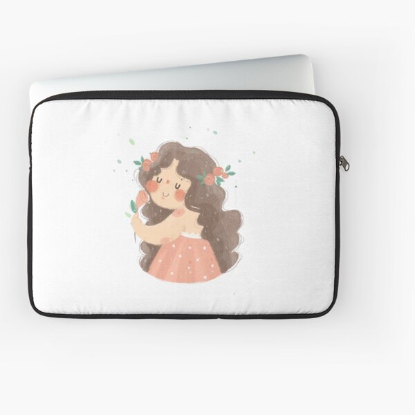 Roses girl Laptop Sleeve