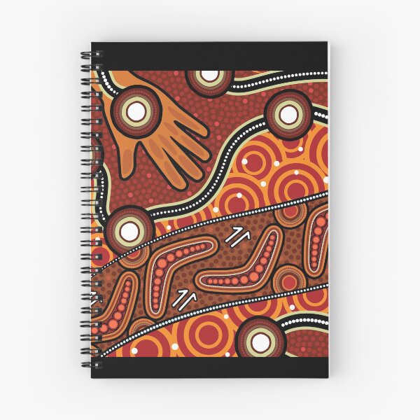 Item preview,  Australian aboriginal art - dot art orange designed and sold by darioviegas.