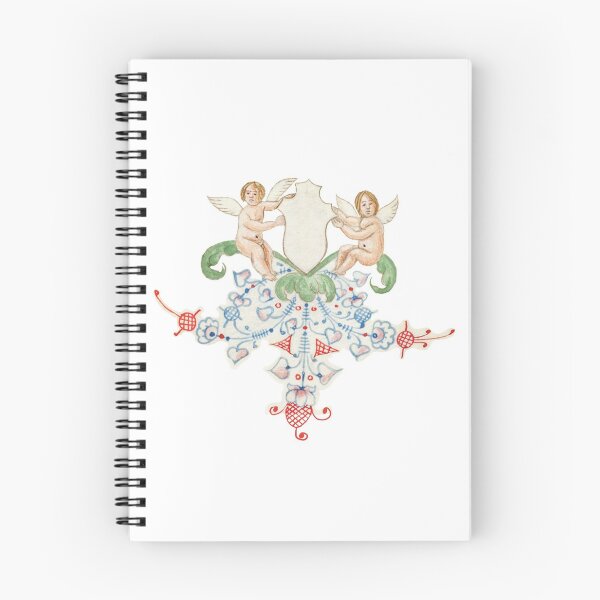Item preview, Cherubs holding shield designed and sold by BluePenDesigns.
