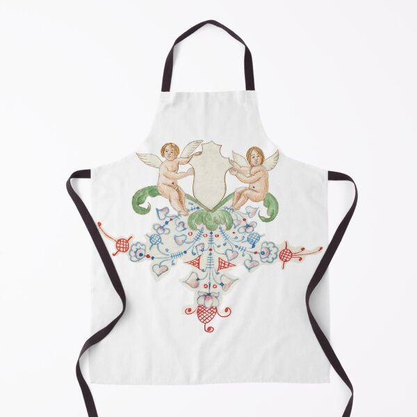 Item preview, Cherubs holding shield designed and sold by BluePenDesigns.