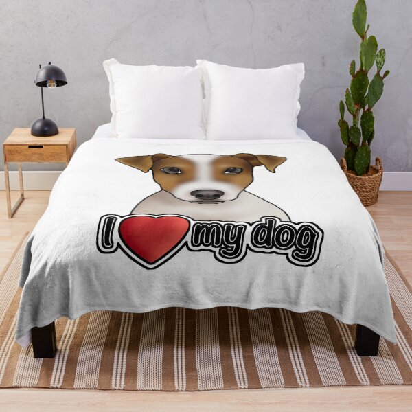 Item preview, I Love My Dog - Jack Russell Terrier designed and sold by JadeMadeThis.
