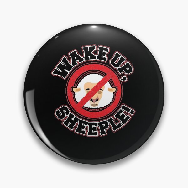 Item preview, Wake Up Sheeple for Conspiracy Realists Facts Checker designed and sold by Melissa Gaz.