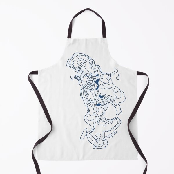 Item preview, Blue Long Lake Depth Map designed and sold by The Water Nerd.
