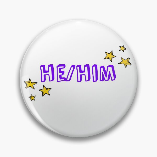 Item preview, Pronouns: He/Him designed and sold by Say Hey Kate.