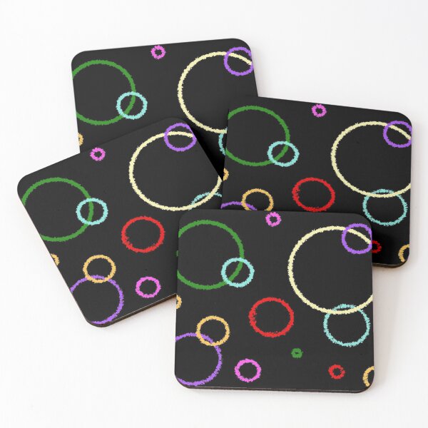 Item preview, Hollow colourful circles designed and sold by oddenen.
