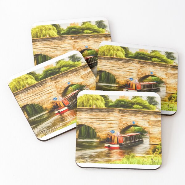 Item preview, Barges at Bidford designed and sold by Lamming Art.