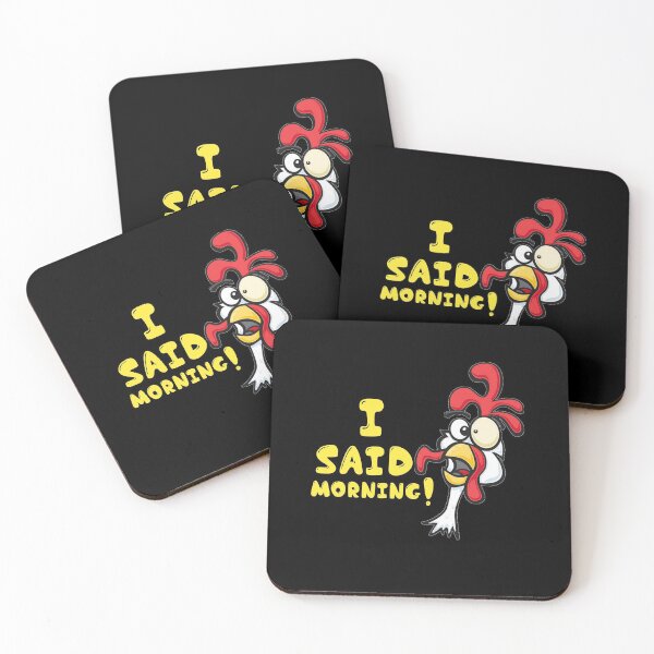 Item preview, I said morning funny rooster! designed and sold by TopDesignArt.