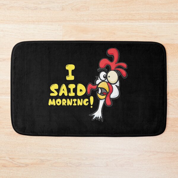 Item preview, I said morning funny rooster! designed and sold by TopDesignArt.