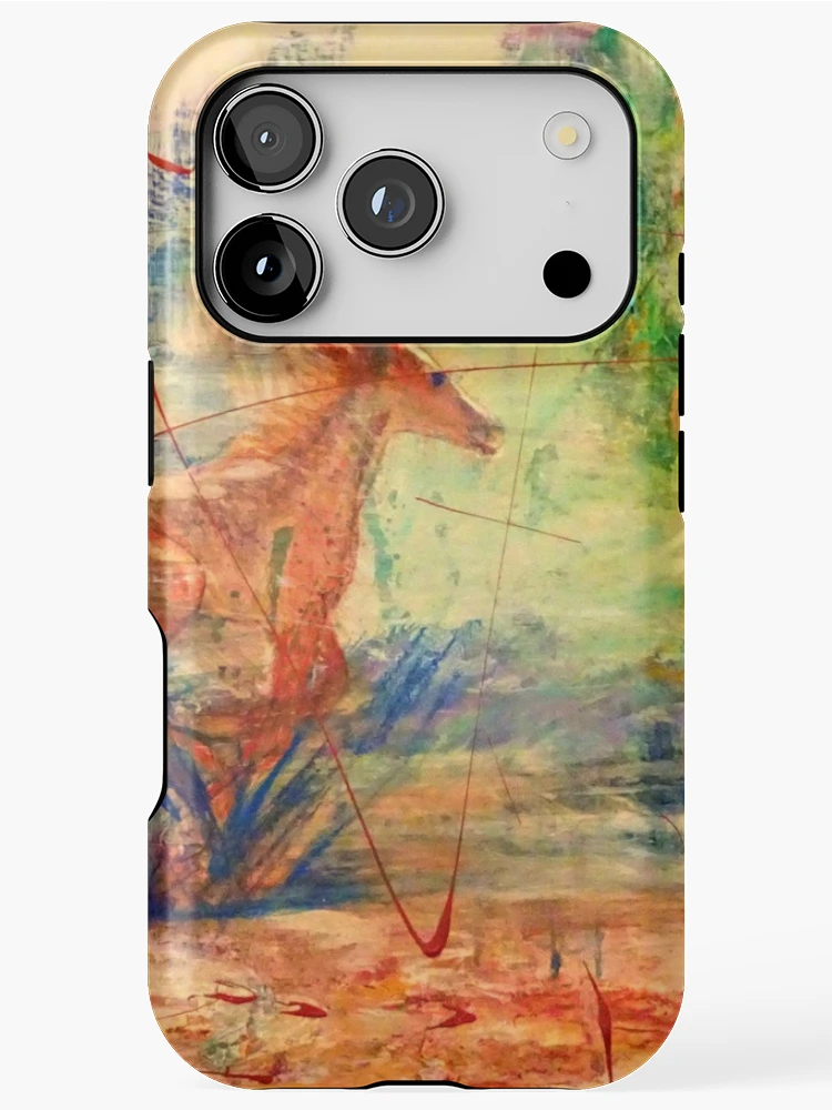 Aperçu 1 sur 4. Coque iPhone avec l'œuvre Spring Romp créée et vendue par Laura Gabel.