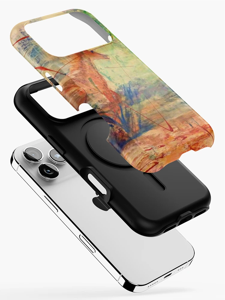 Aperçu 2 sur 4. Coque iPhone avec l'œuvre Spring Romp créée et vendue par Laura Gabel.