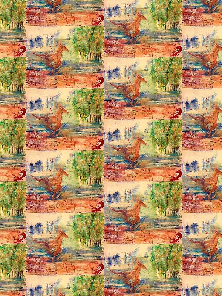 Thumbnail 3 of 3, Scarf, Spring Romp designed and sold by lgabel.