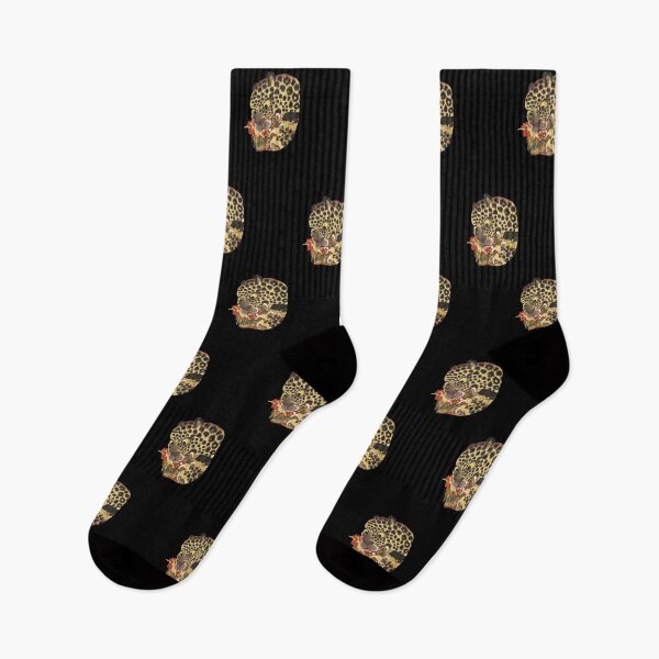 Item preview, Leopard Eating Rooster Animal Print - The Tiger of Ryokoku Japanese Art Yellow and Black designed and sold by balbert3.