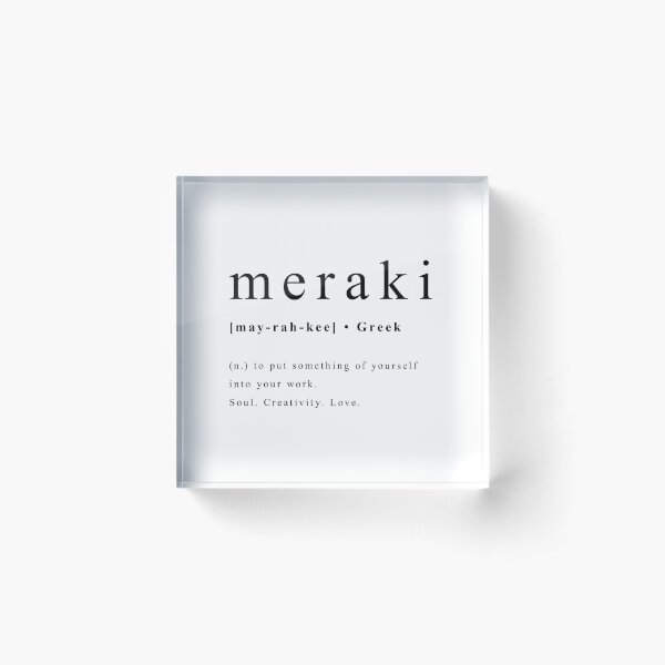 Item preview, Meraki Greek word designed and sold by AriaVelez.