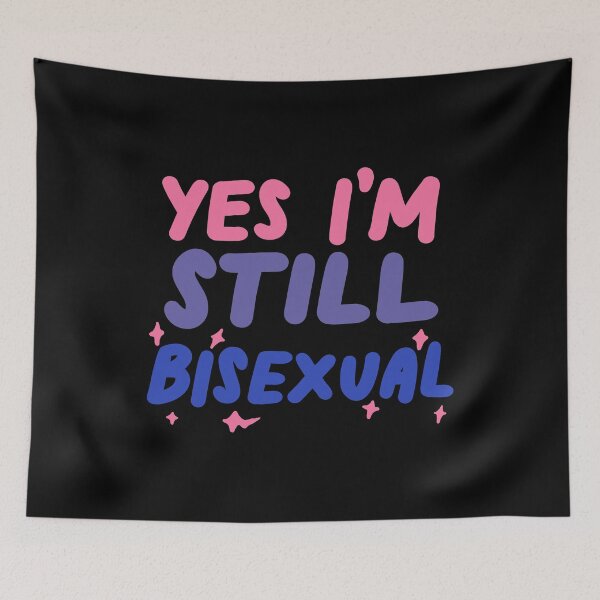 Item preview, Yes I'm Still Bisexual LGBTQ Bi Pride Flag designed and sold by yesqueen.