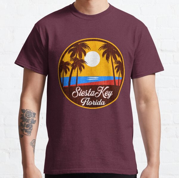Siesta Key Beach Surf T-Shirt Summer Sun Fun Tee Shirt