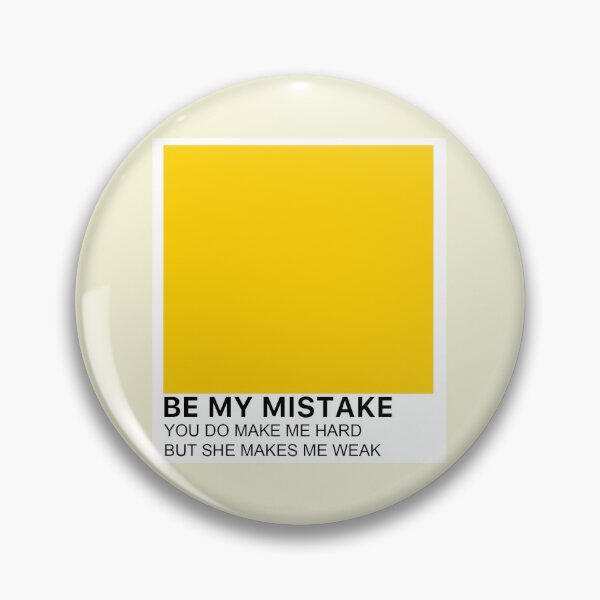 Item preview, The 1975 Be my mistake Pantone  designed and sold by erinxswan.