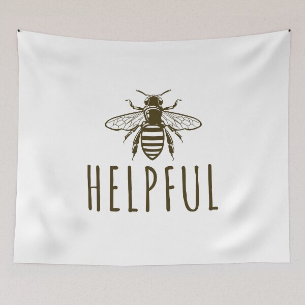 Item preview, Bee Helpful - Save the Bees - Earth Day designed and sold by Maria Garcia.