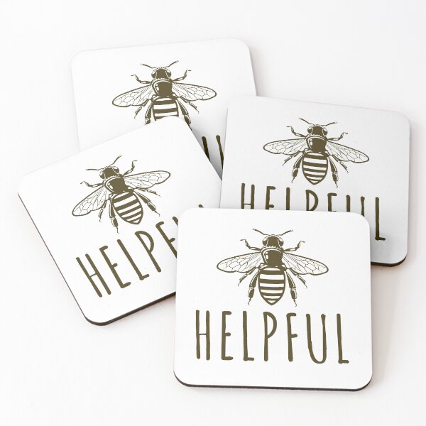 Item preview, Bee Helpful - Save the Bees - Earth Day designed and sold by Maria Garcia.
