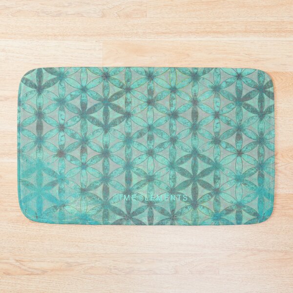 Item preview, flower of life emerald teal  designed and sold by filippobassano.