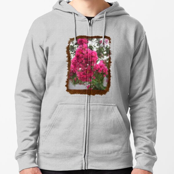 Crape Myrtle Blank P3F0 Zipped Hoodie