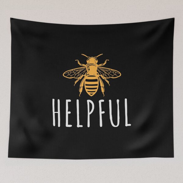 Item preview, Bee Helpful - Protect the Pollinators designed and sold by Maria Garcia.