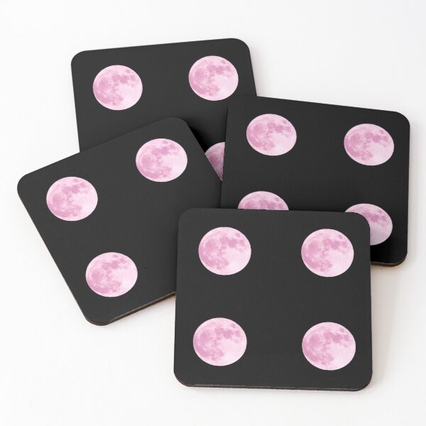 Item preview, pink moons designed and sold by RKSDesigns.