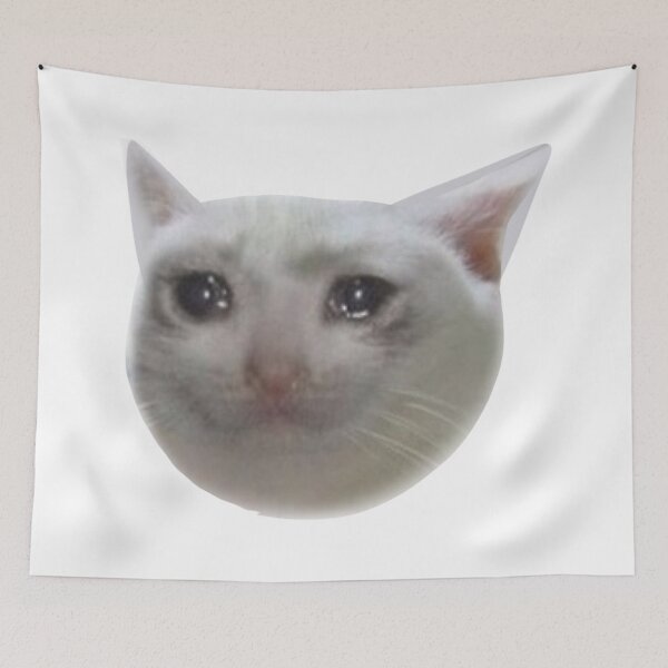 Item preview, Crying Cat designed and sold by DoodleDashCollective.