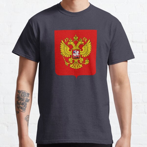 russian coat of arms t shirt