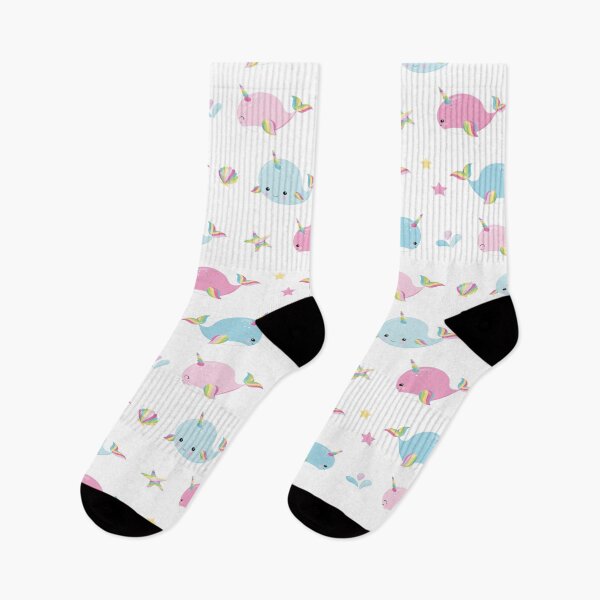 Item preview, Cute Whale unicorn Pattern, Beautiful narwhal designed and sold by redodaha.