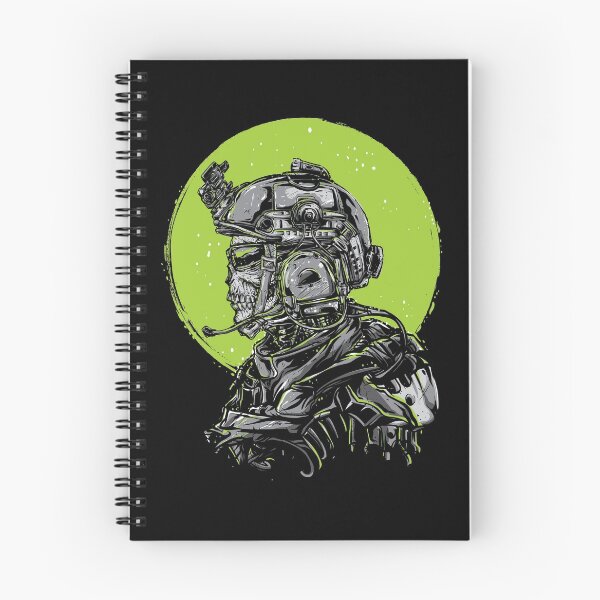 Item preview, Cyborg Military Skull designed and sold by eDigi-Arts.