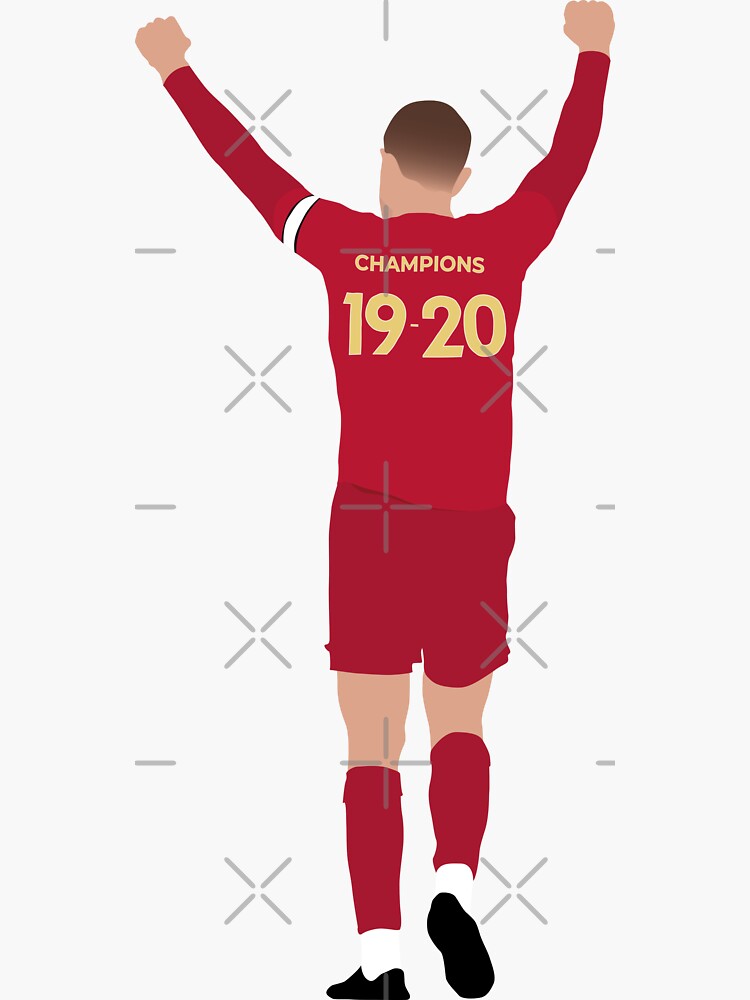 "Jordan Henderson, Liverpool." Sticker for Sale by BootandBall Redbubble