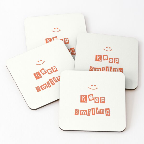 Item preview, Keep Smiling face mask designed and sold by MS Design.