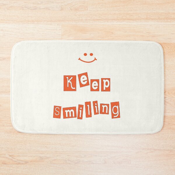 Item preview, Keep Smiling face mask designed and sold by MS Design.