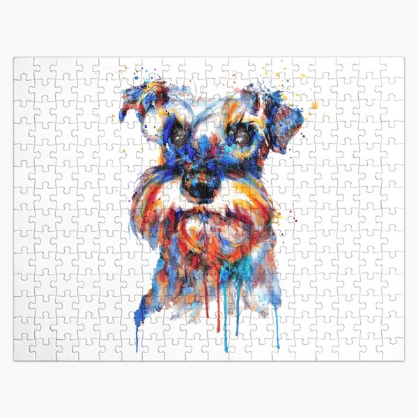 Schnauzer Head Jigsaw Puzzle