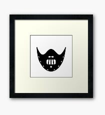 Halloween Hannibal Lector Ideology Framed Print