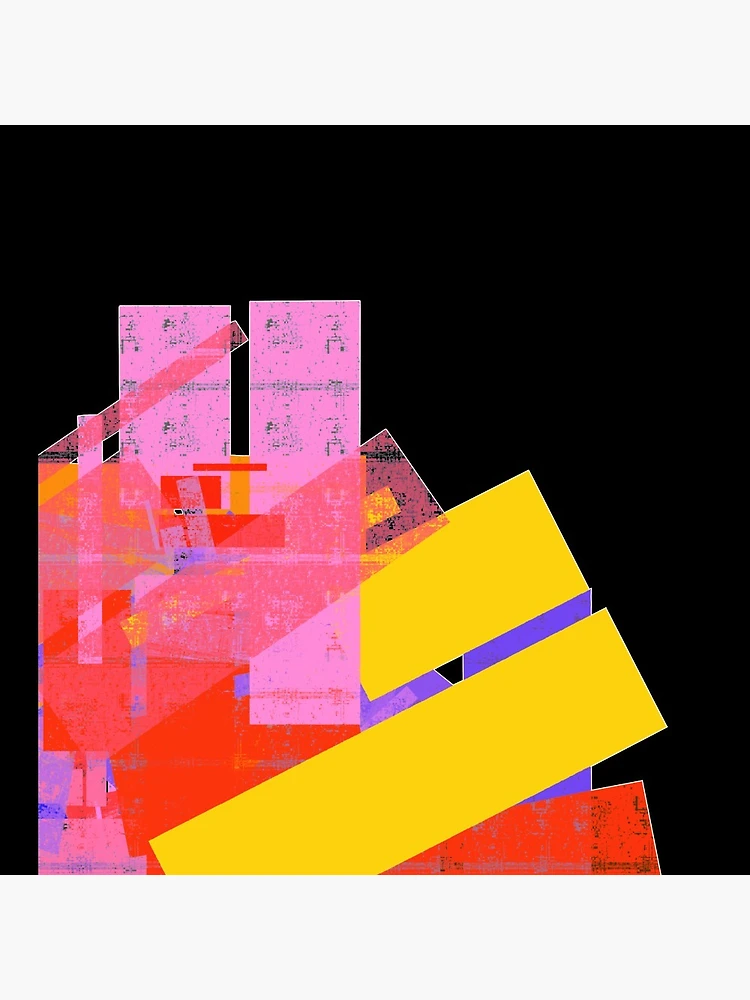 Thumbnail 3 of 3, Pin, Colorful Rectangles designed and sold by Mumize.