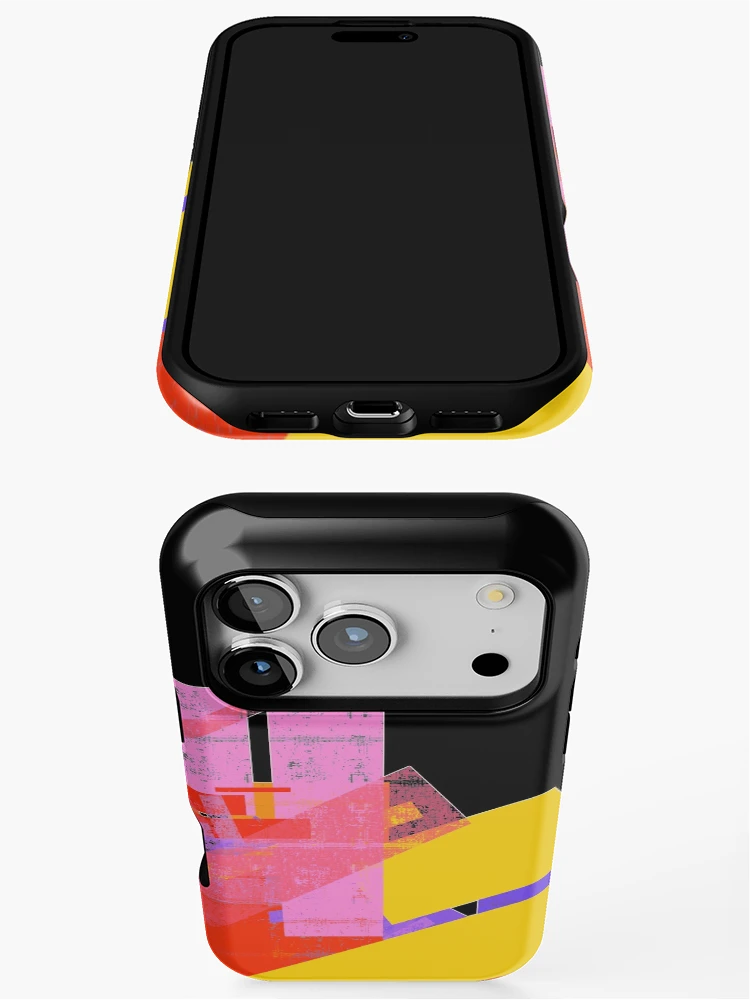 Thumbnail 3 of 4, iPhone Case, Colorful Rectangles designed and sold by Mumize.