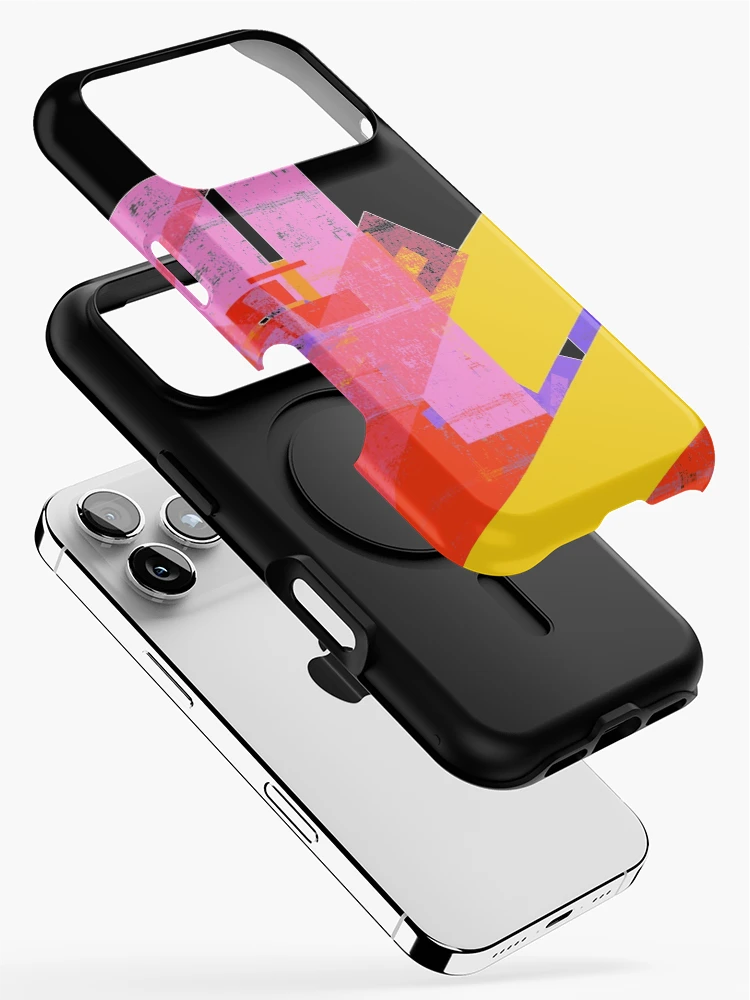 Thumbnail 2 of 4, iPhone Case, Colorful Rectangles designed and sold by Mumize.