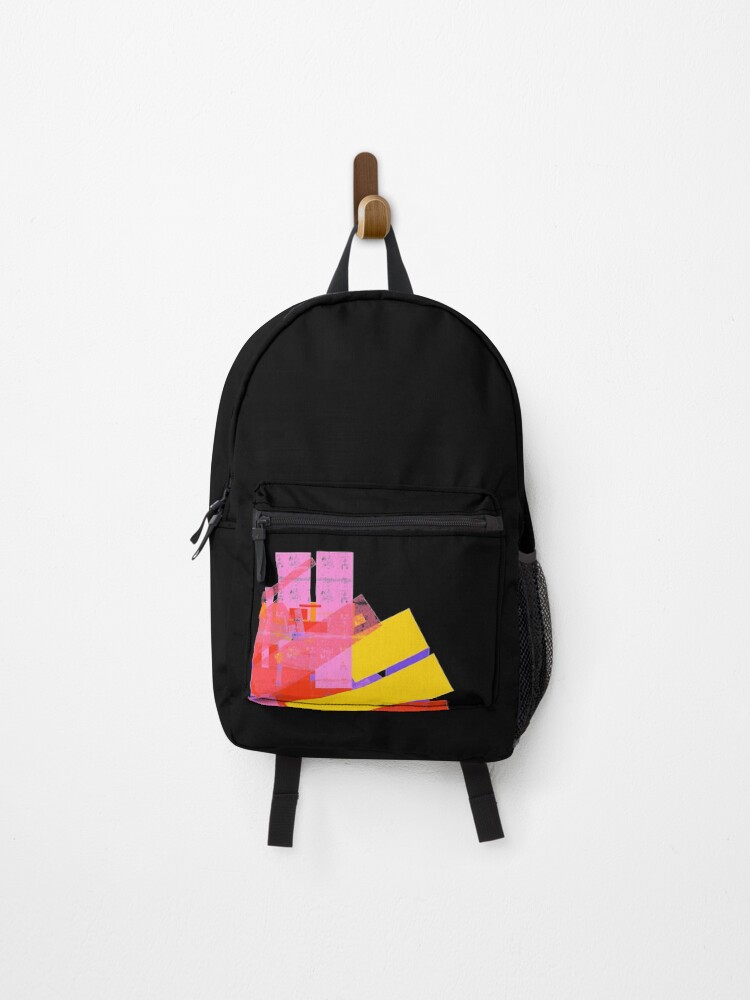 Thumbnail 1 of 3, Backpack, Colorful Rectangles designed and sold by Mumize.